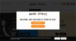 Desktop Screenshot of mainespirits.com
