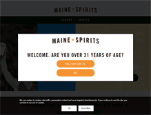 Tablet Screenshot of mainespirits.com